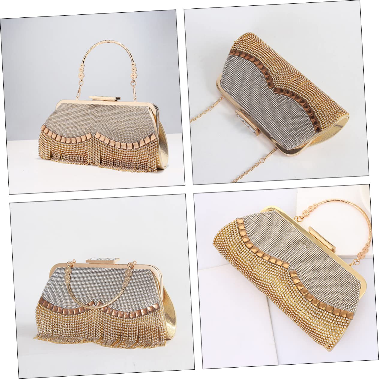 GALPADA Bolso Sobre Mujer Bolso De Mano Elegante Para Fiesta Almacenamiento Accesorio Fotos