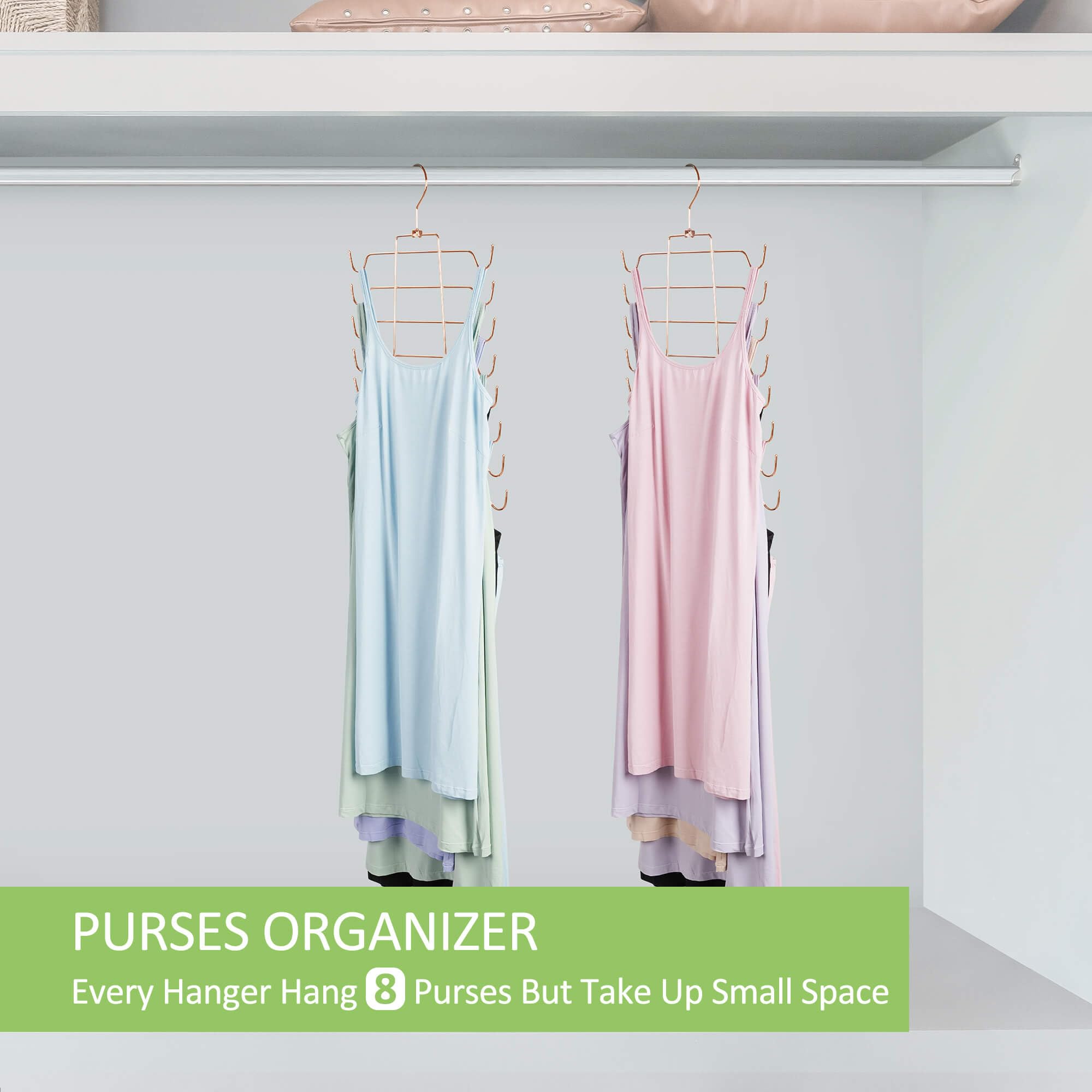 ZEDODIER Tank Tops Hangers, BH-hanger 2 Pack Metalen