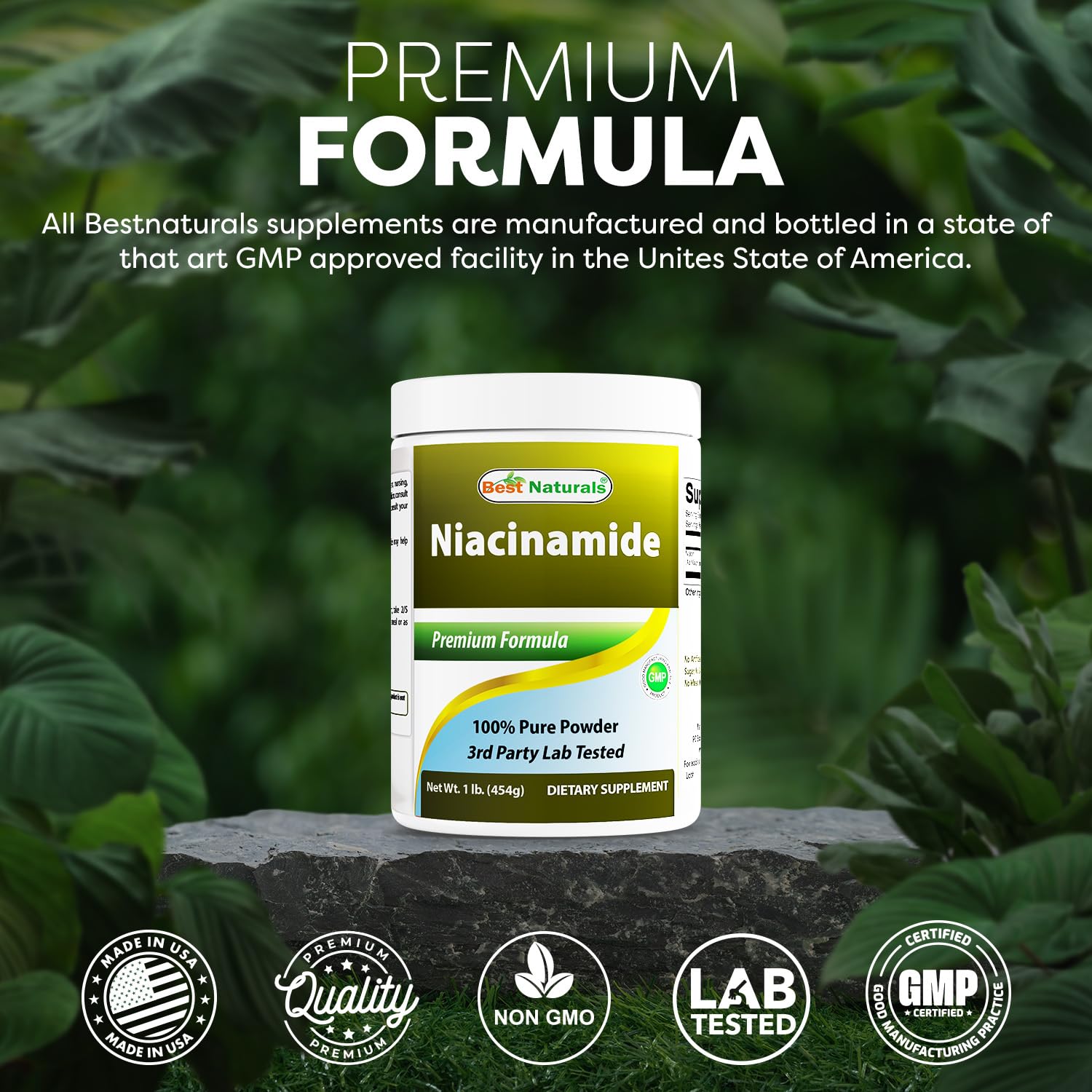 Best Naturals Niacinamide (Vitamin B3) Pure Powder 1 Pound — Amazon image 5