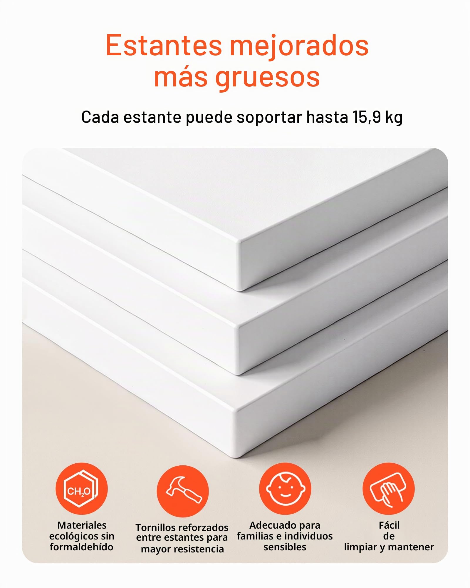 VEVOR Zapatero, Armario para 24 Pares de Zapatos, 6 Estantes y 4 Compartimentos, Giratorio 360°, Ahorra Espacio, Ideal para Dormitorio, Sala de Estar o Recibidor, Blanco, 598 x 598 x 1570 mm