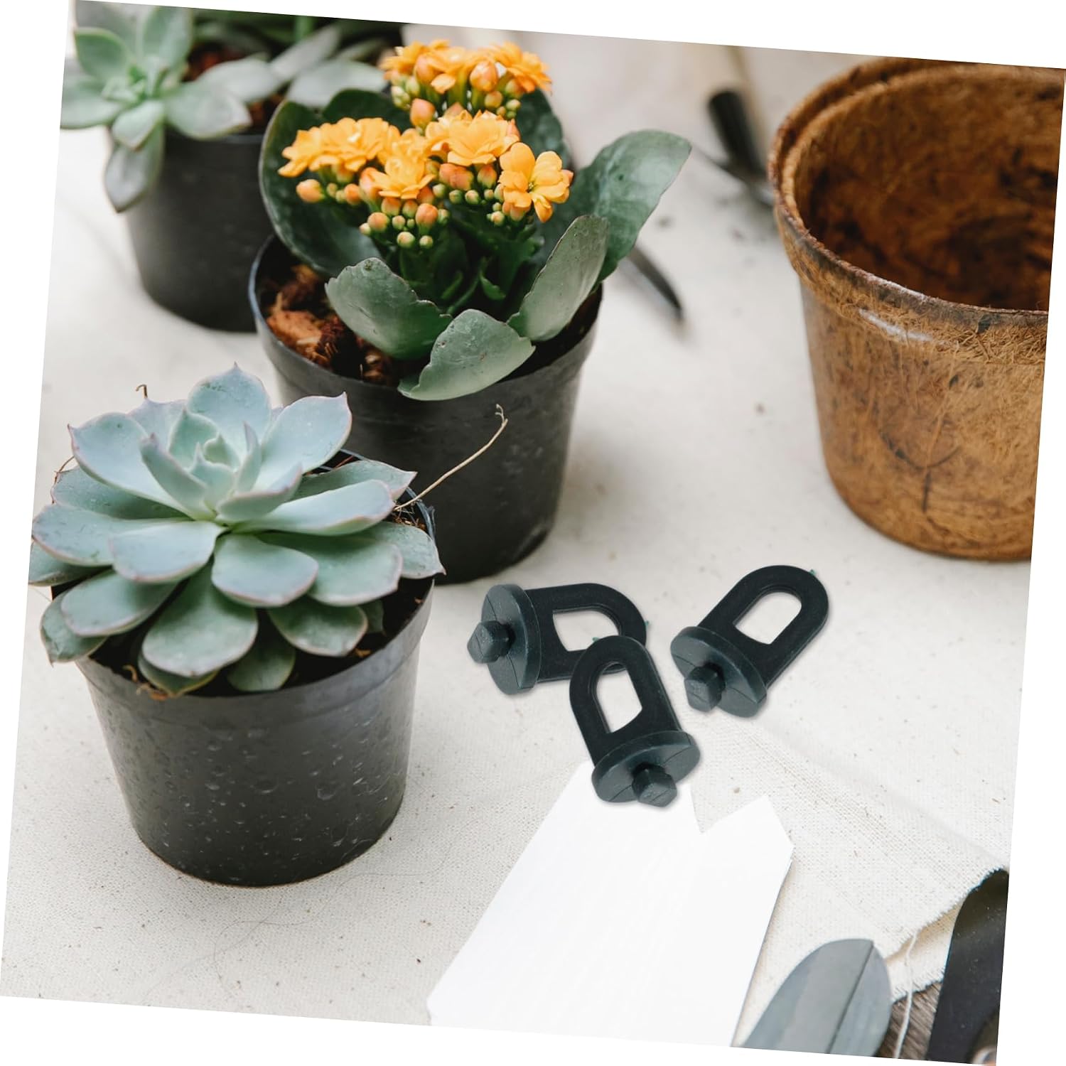 Plastic Greenhouse Twist Clips 100pcs for Plant Pots and Hooks image 3