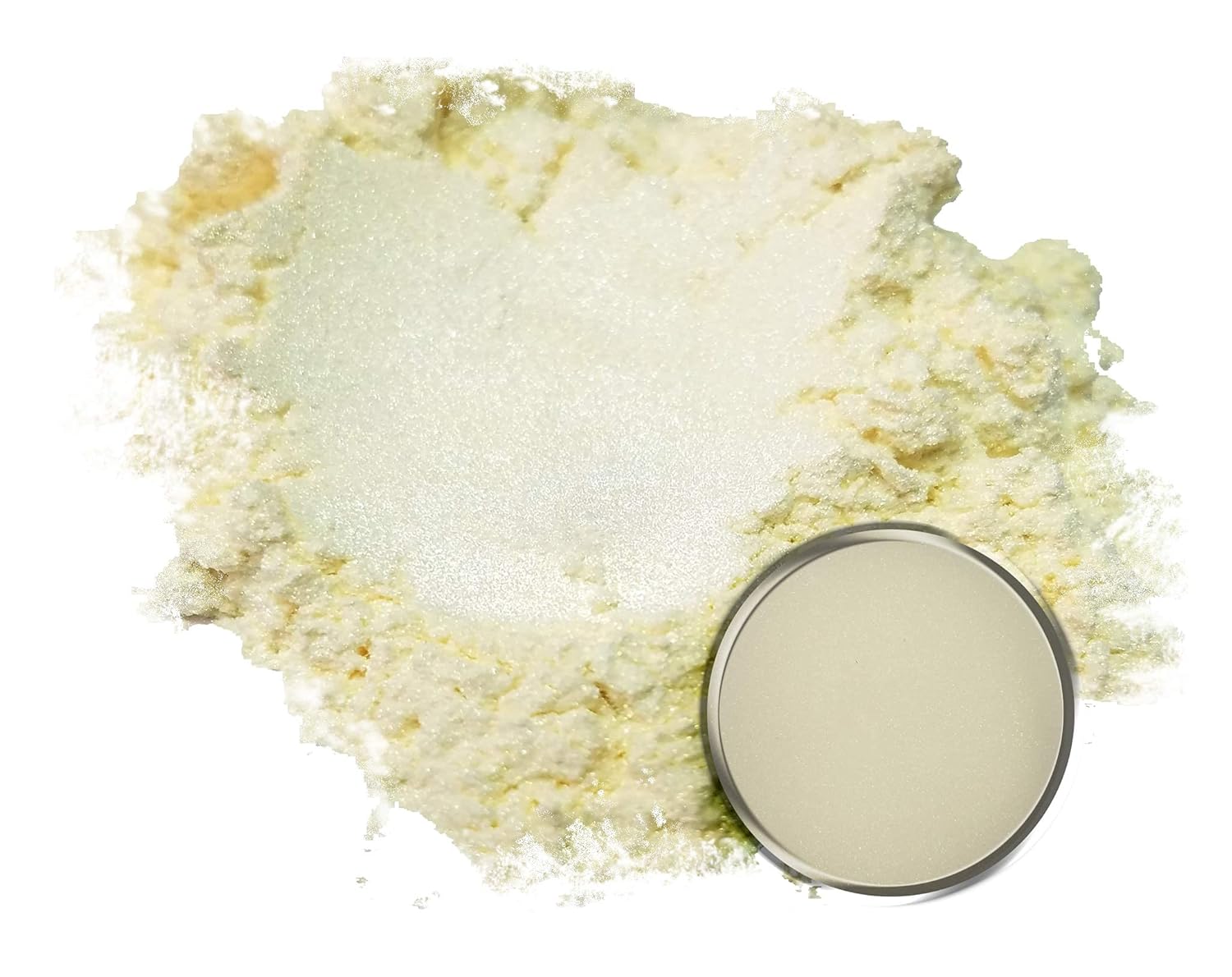 Mica Powder Pigment “Ghost Gold White” (50g) Multipurpose DIY Arts and Crafts Additive | Woodworking, Natural Bath Bombs, Resin, Paint, Epoxy, Soap, Nail Polish, Lip Balm - Image 2