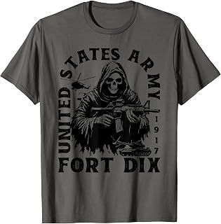 Fort Dix US Military Base New Jersey NJ Ft Dix Veteran T-Shirt