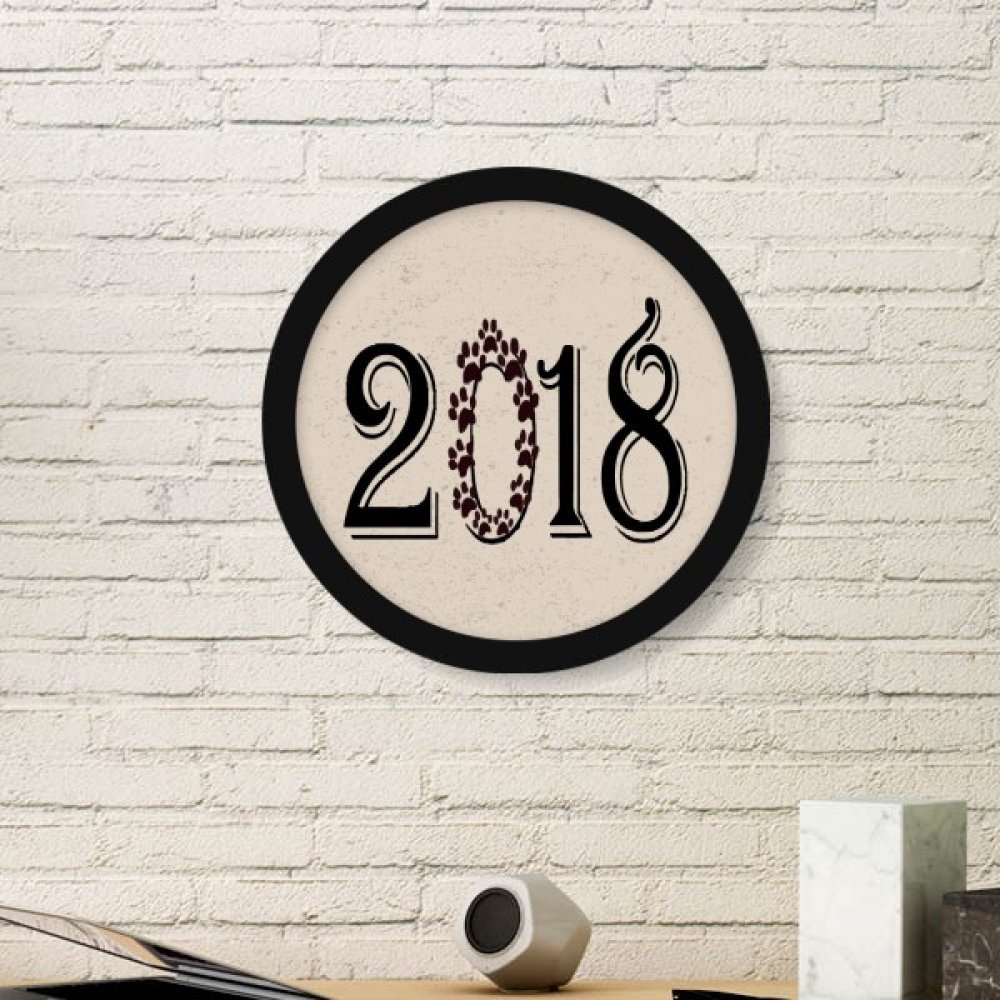 Reproductions frame peintures accueil Garland 2018 noir pour stickers muraux ronds