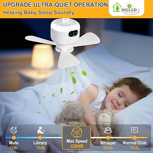 Miniatura 8 de Ventilador de techo de 52 pulgadas sin luz, ventilador de techo de 3 aspas con ventilador de techo remoto para exteriores con motor CC reversible de