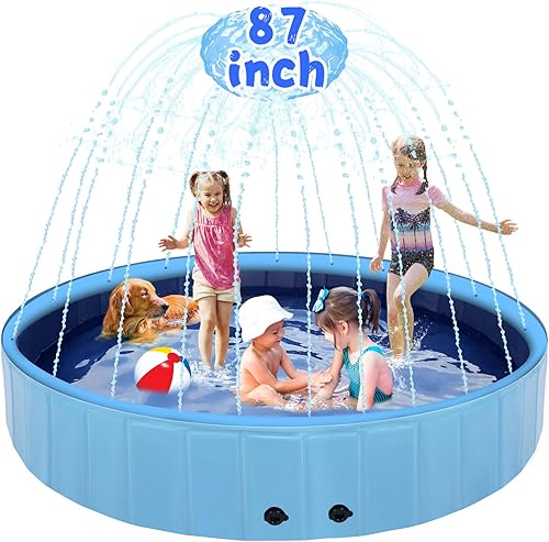Miniatura 30 de Piscina plegable para perros, bañera portátil para mascotas y piscina infantil, bañera plegable para cachorros, perros pequeños, medianos y grandes