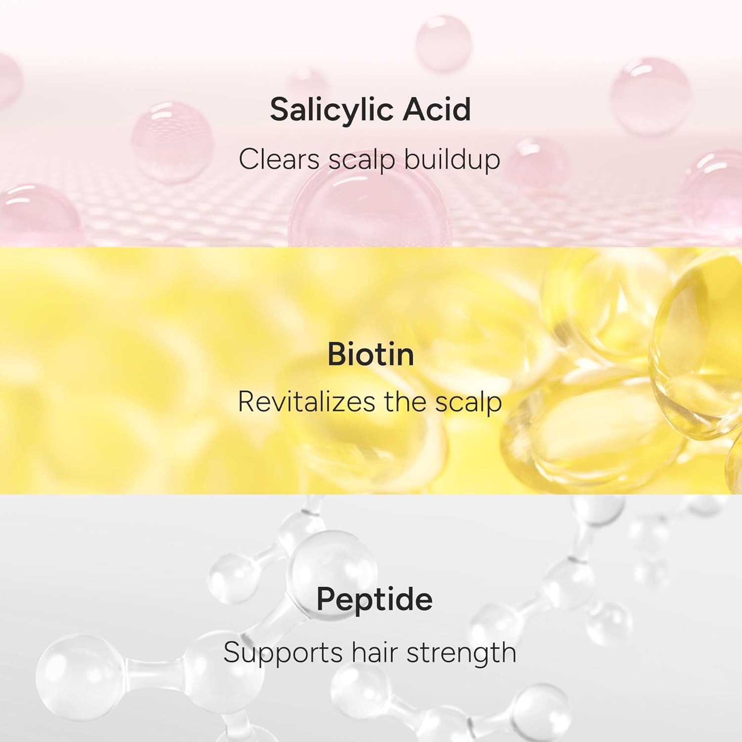 Korean Rice Water Shampoo – Repair for Thinning Hair w/Protein Complex, Biotin & Salicylic Acid – Volumizing & Scalp Nourishing – Sulfate,Paraben,Silicone-Free – Hinoki Bloom – 500ml / 16.90 fl oz. - Image 4