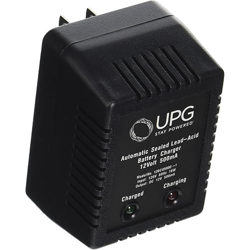 Universal Power Group (D1730 12V, 500mA, Dual Stage Charger (14.8V Fast Charge, 13.6V Tr