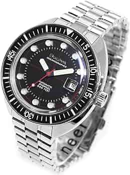 BULOVA 自動巻き時計 シルバー/ブラック BULOVA （豪華おまけ有） ブローバ 腕時計 メンズ 自動巻き