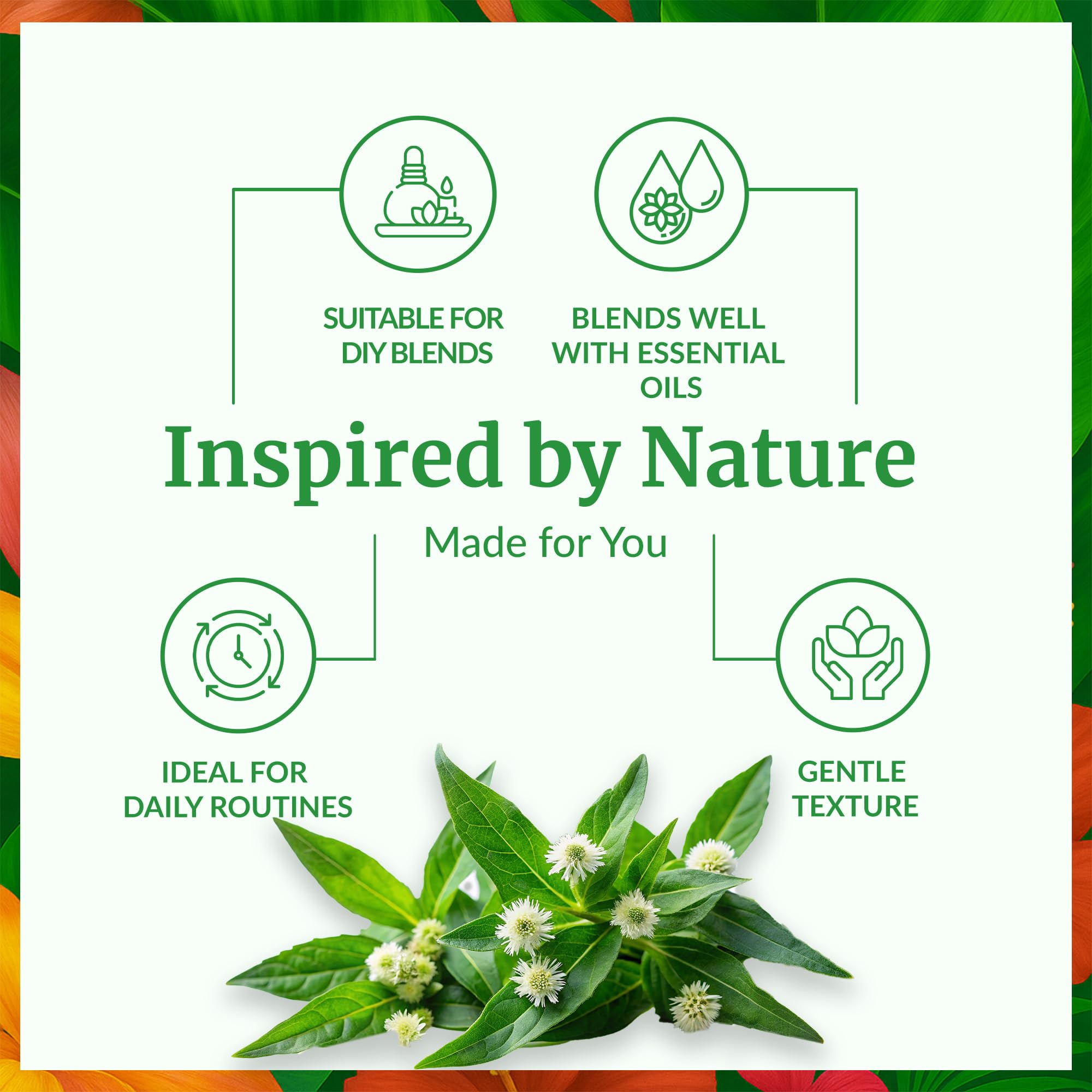 SVA ORGANICS, Olio di Bhringraj, Olio di Grado Terapeutico Puro e Naturale al 100%, Ideale per il Nutrimento dei Capelli, la Crescita dei Capelli e la Cura della Pelle, 4 Fl Oz (Confezione da 1)