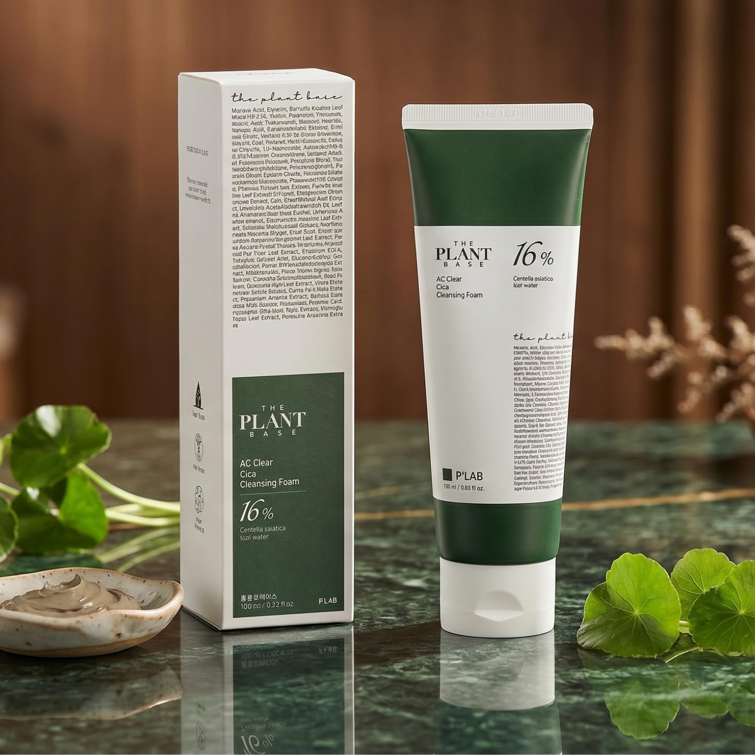 Amazon.com: THE PLANT BASE AC Clear Cica Cleansing Foam 120ml