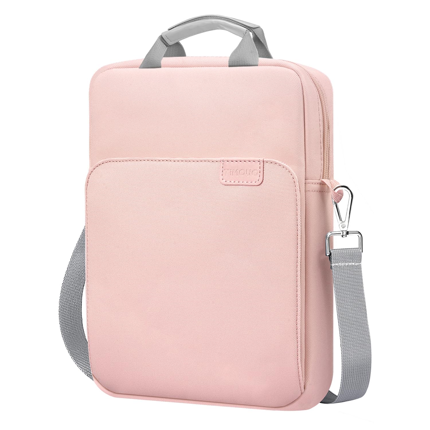 TiMOVO 13.3-14 Inch Laptop Sleeve for MacBook Neo/Air/Pro,Pink+Grey