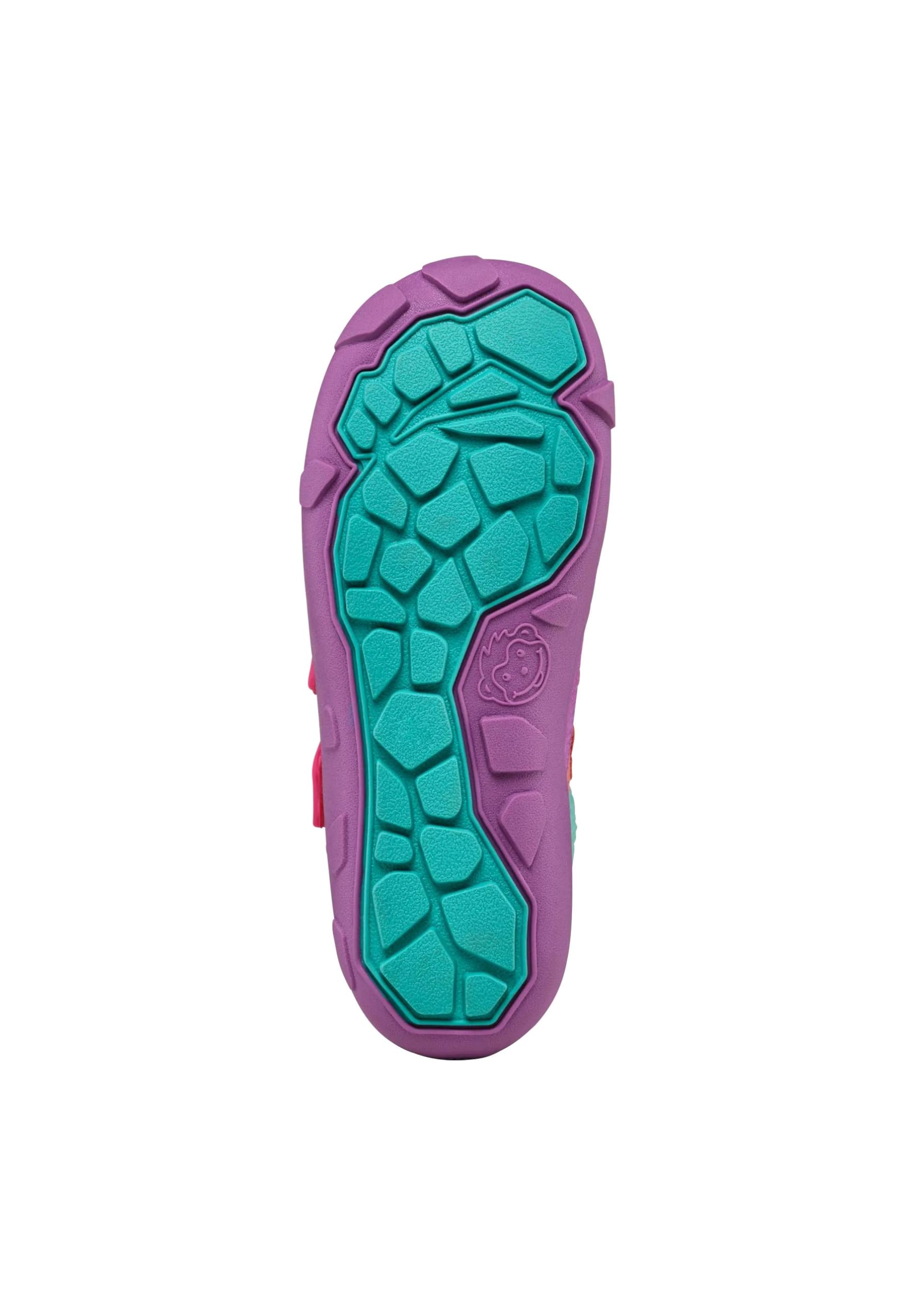 Affenzahn Scarpa Mezza Stagione Pelle Friendy in Pelle Traspirante Resistente alle intemperie con Suola Antiscivolo e Catarifrangenti, Misura 21-32