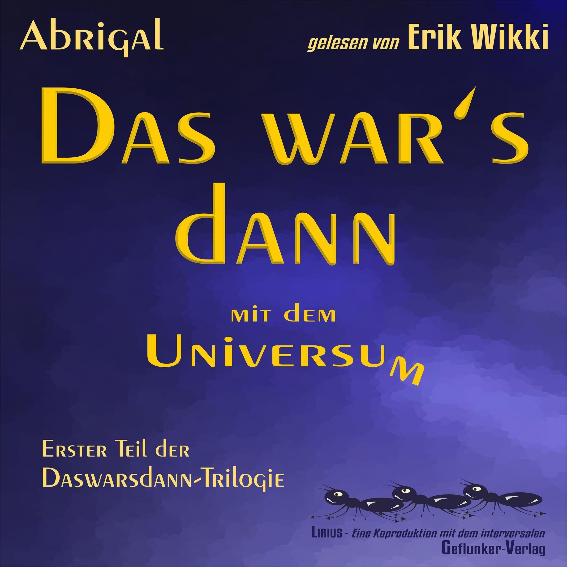Cover art for Das war's dann mit dem Universum - Neu abgemischt
