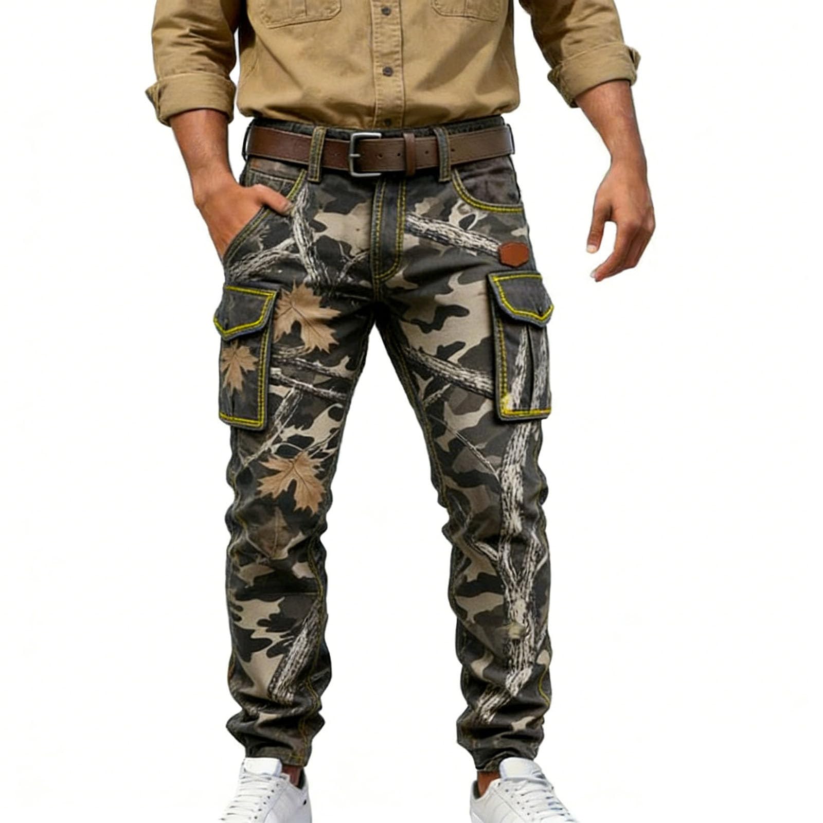 Générique Pantalon Cargo Pantalon Tactique Homme Pantalon Treillis Militaire Outdoor Coton Pantalon Homme Randonnée Chasse
