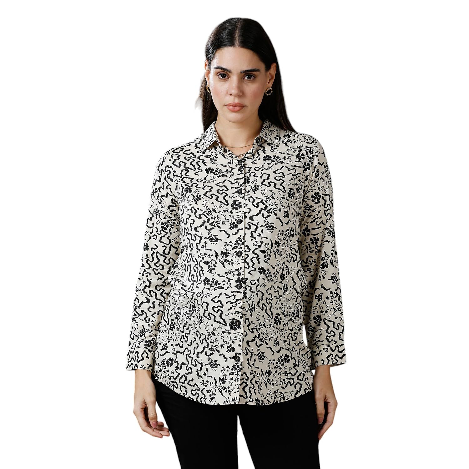 momtobe Women's Rayon Maternity Shirt/Pregnancy Shirt/Maternity Shirt Top for Women/Western Shirt for Office wear and Post Pregnancy-picture-37
