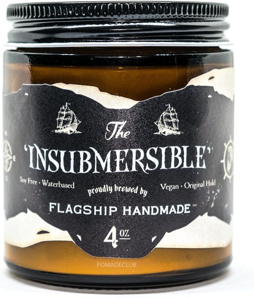 Flagship Pomade Co. The Insubmersible Water Based Vegan Pomade 4oz