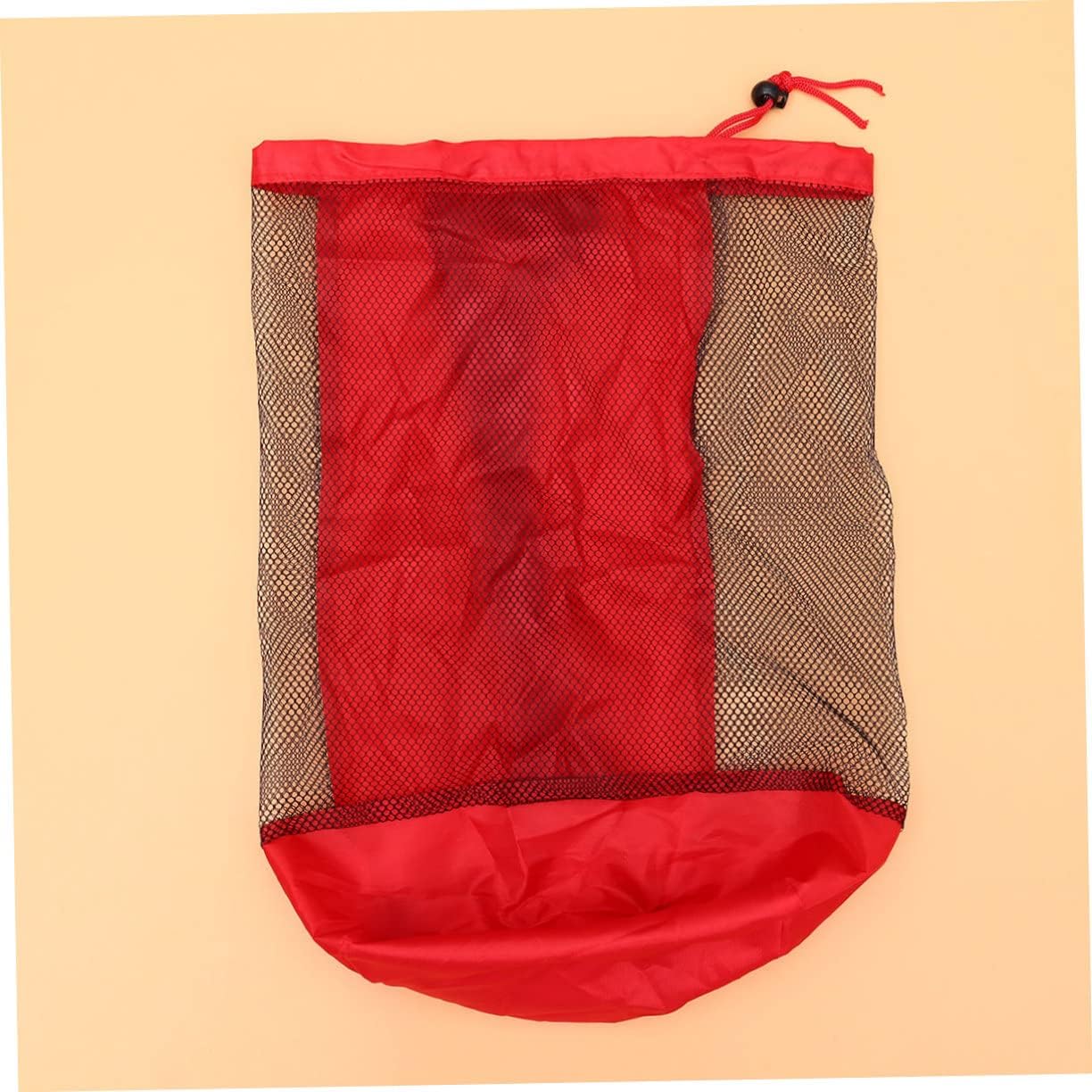 Sosoport Large Beach Bag Mesh Toy Bag Storage Safe for Boys and Girls Snacks Books Adjustable Strap