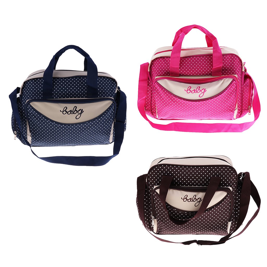 Borsa Fasciatoio Multifunzionale con Tracolla Regolabile E Rimovibile, Materiale Impermeabile, Progettata per L'uso Quotidiano, Rosa, Grande