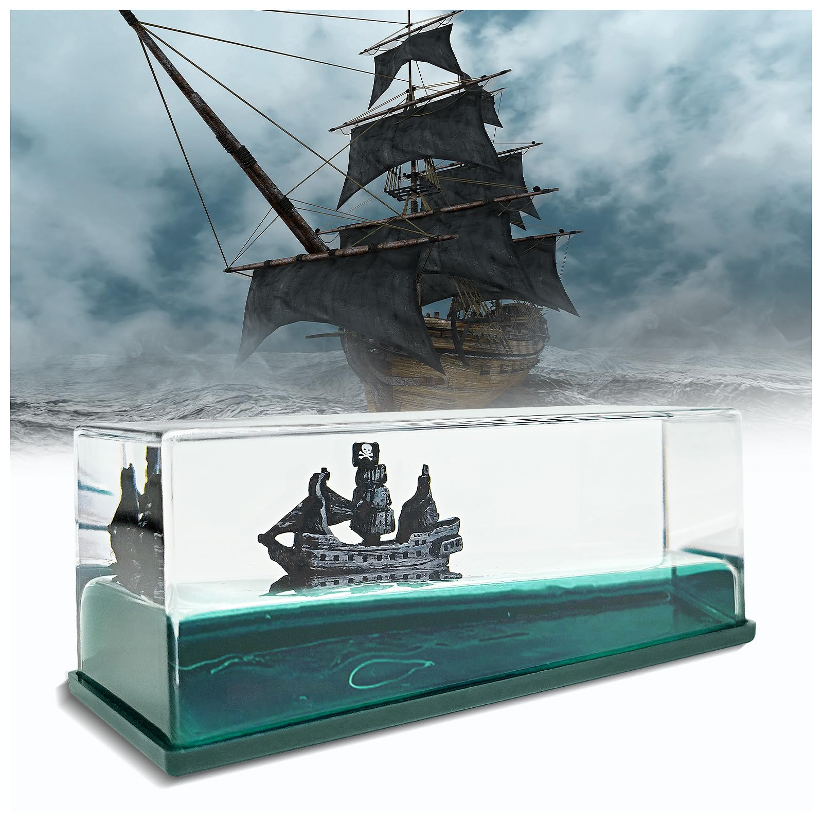 Amazon.com: KIZWAPCCOQ Unsinkable Boat in a Box Cruise Ship Fluid Drift ...