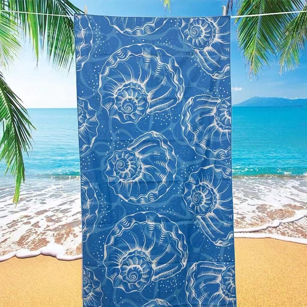 LANHUIYY (180 x 80 cm, grande telo da spiaggia, per sport, viaggi, yoga, campeggio, spiaggia, palestra, in microfibra (K-06, 80 x 180 cm)
