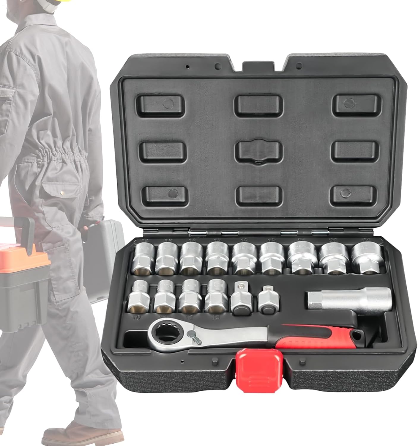 Gungtj レンチとソケットセット,ソケット工具セット | モーター組立、家電メンテナンス、配管作業、電気パネル設置、パイプライン