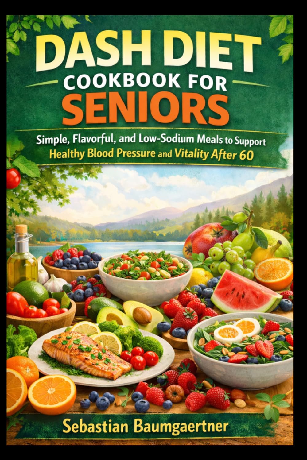 DASH DIET COOKBOOK FOR SENIORS: Simple, Flavorful, and Low-Sodium Meals to Support Healthy Blood Pressure and Vitality After 60