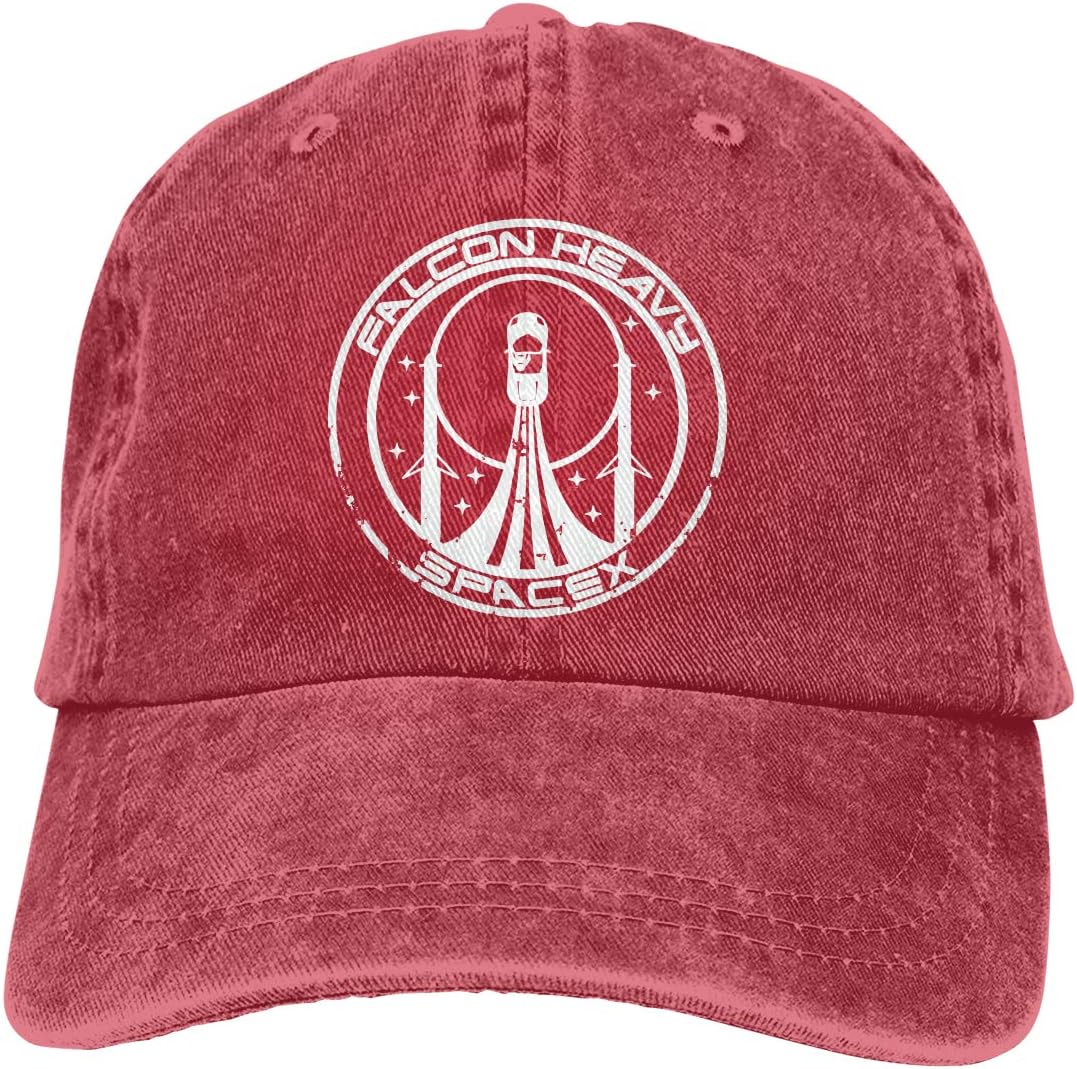 Falcon Heavy Spacex Dad Hat Adjustable Denim Hat Classic Baseball Cap