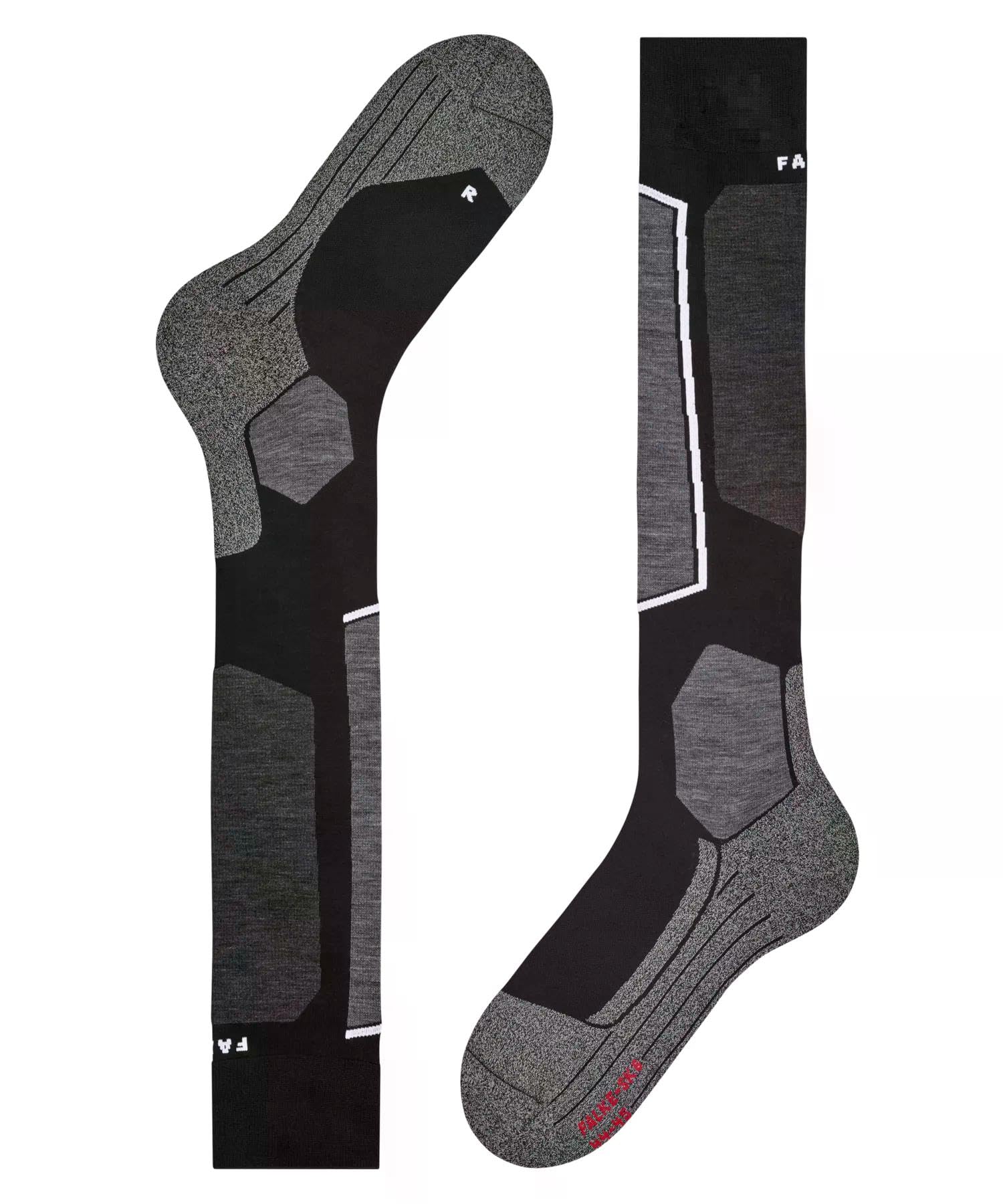 FALKE Sk6 Pro W Kh Lana Hilo Funcional Finos Cálidos Calcetines de esquí Mujer (Pack de 1)