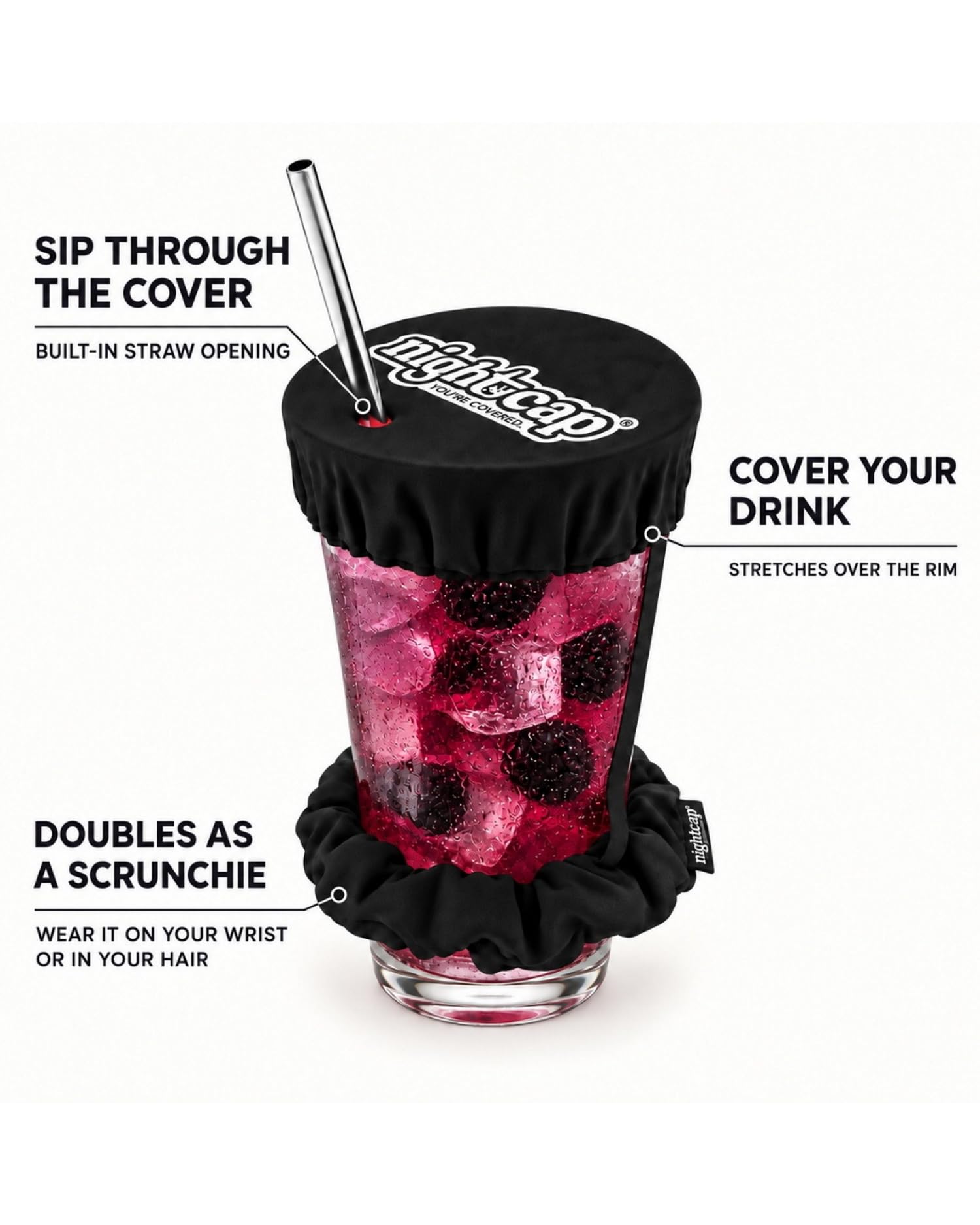 NightCap Drink Cover - Spike Protection -8 NightCap Drink Cover - Spike Protection -8