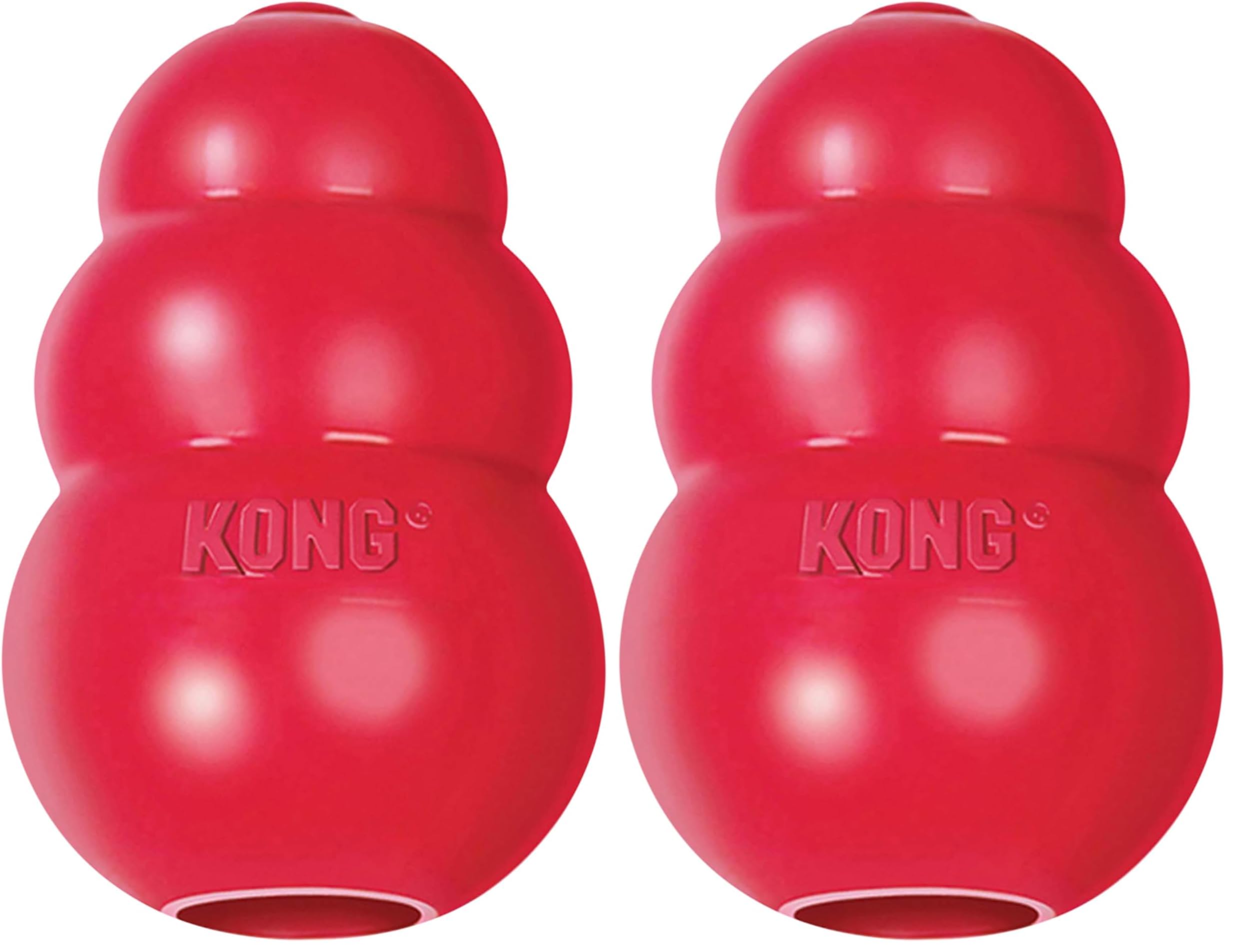 KONG Classic Stuffable Dog Toy - Fetch & Chew Toy for Dogs - Treat-Filling Capabilities - Durable Natural Rubber Material - For Small Dogs — view 10