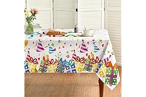 Horaldaily Birthday Tablecloth 60x84 Inch Rectangular