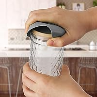 Vista 5 de 4 almohadillas para abridor de tarros, agarres de goma para tarros, abridor de tarros multifunción para personas mayores con manos débiles posavasos