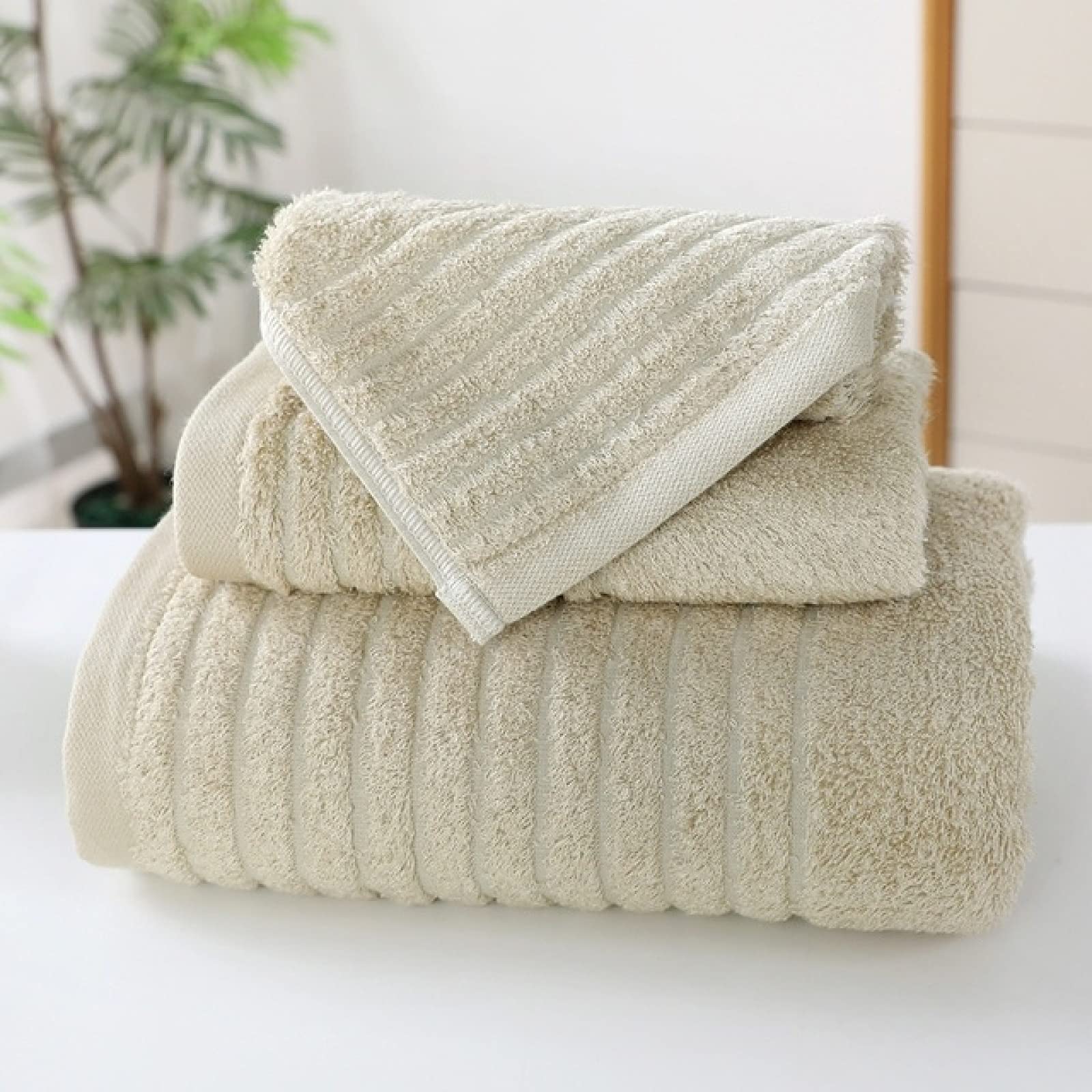 Serviette en fibre de bambou épaisse et absorbante pour un confort quotidien doux