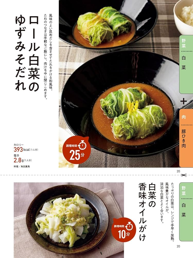 夕食ページ オレンジページvege1-2月 野菜で選べば、晩ごはんは決まる