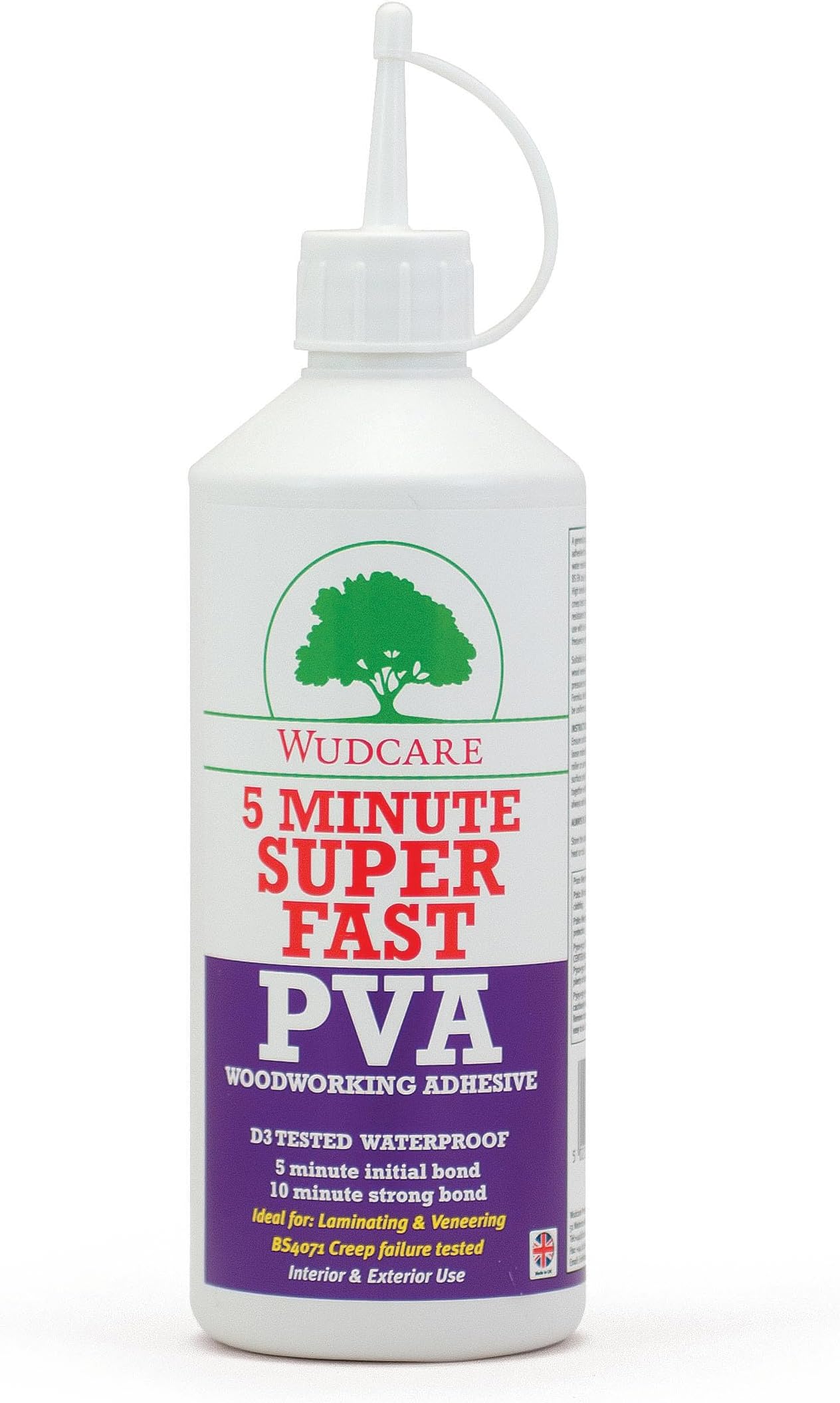 Wudcare 5 Minute Super Fast PVA Woodworking Adhesive 1L Amazon.co.uk