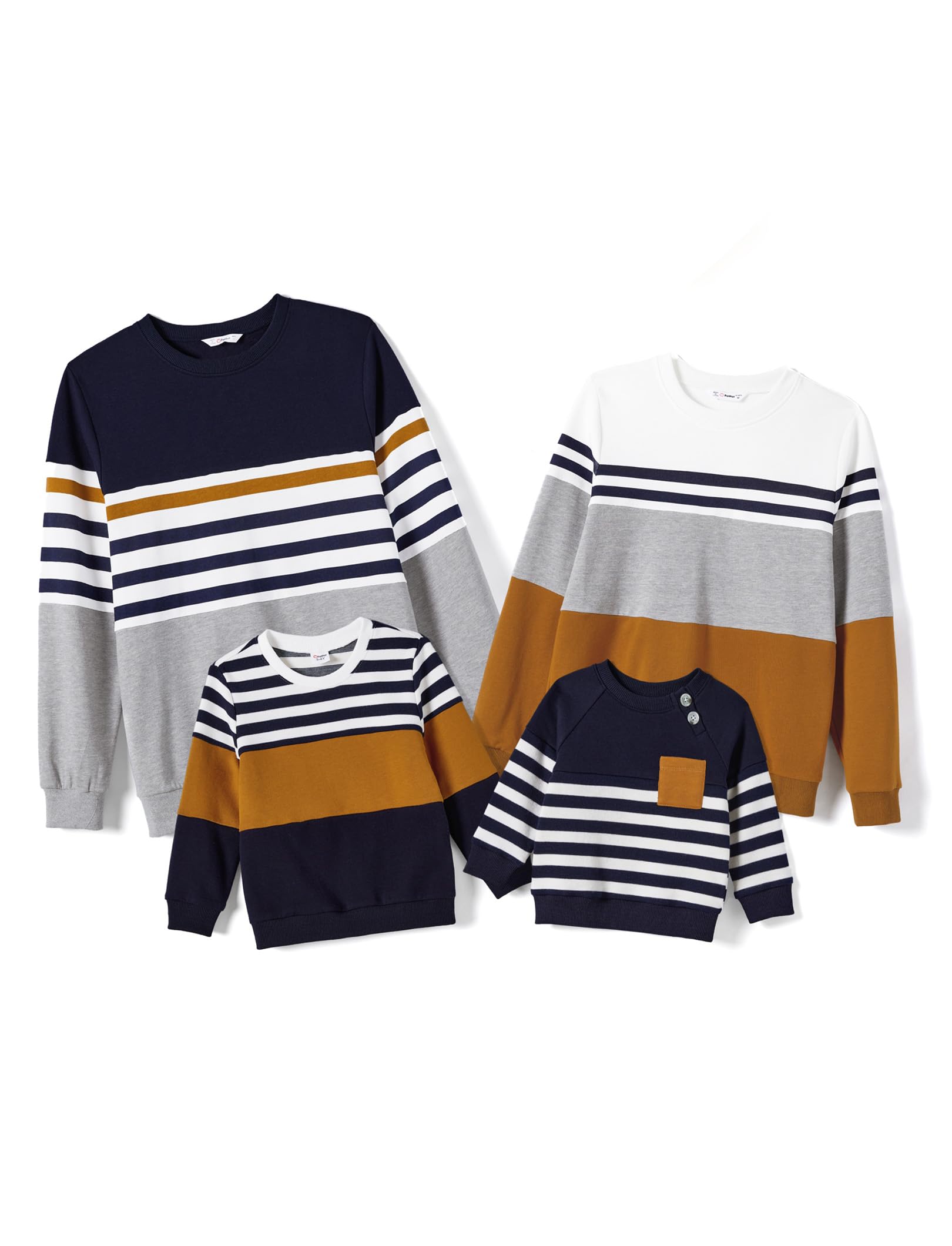 PATPAT Abito per la Famiglia, Abbigliamento Mamma e Figlia, Partnerlook Madre e Figlia, Magliette e T-Shirt, Rampicante per Bambini, Feste Viaggio, Riunioni Familiari, Costume Autunno Inverno