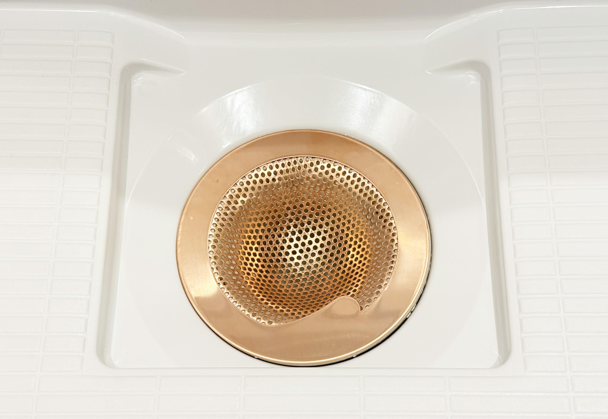 Amazon.co.jp: 置くだけ 銅 ヘアキャッチャー ユニットバス用