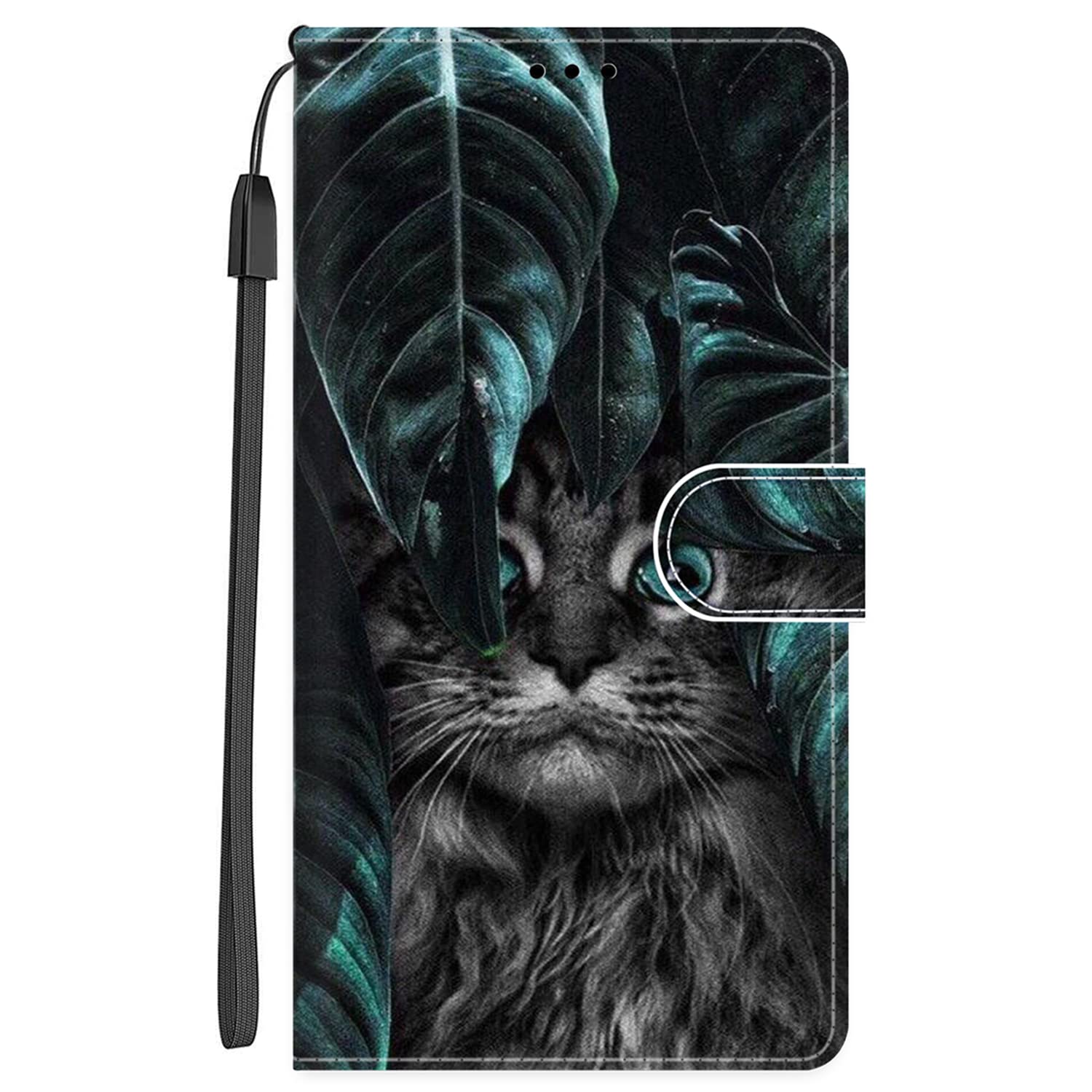 FCAXTIC Cover per Huawei P Smart 2019 / Honor 10 Lite, Custodia in Pelle PU per Huawei P Smart 2019 / Honor 10 Lite, Antiurto Portafoglio Cover, Marrone