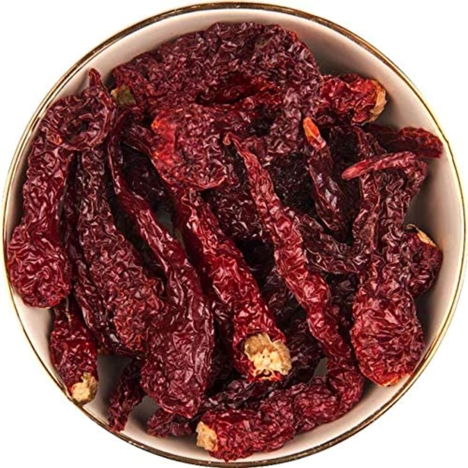 Avlokan Kashmiri Stemless Red Chilli 500 Gram- 100% Natural, Hot & Spicy Dried Red Chilli | Kashmiri Sabut Lal Mirch Kashmiri Stemless Red Chilli, 500G