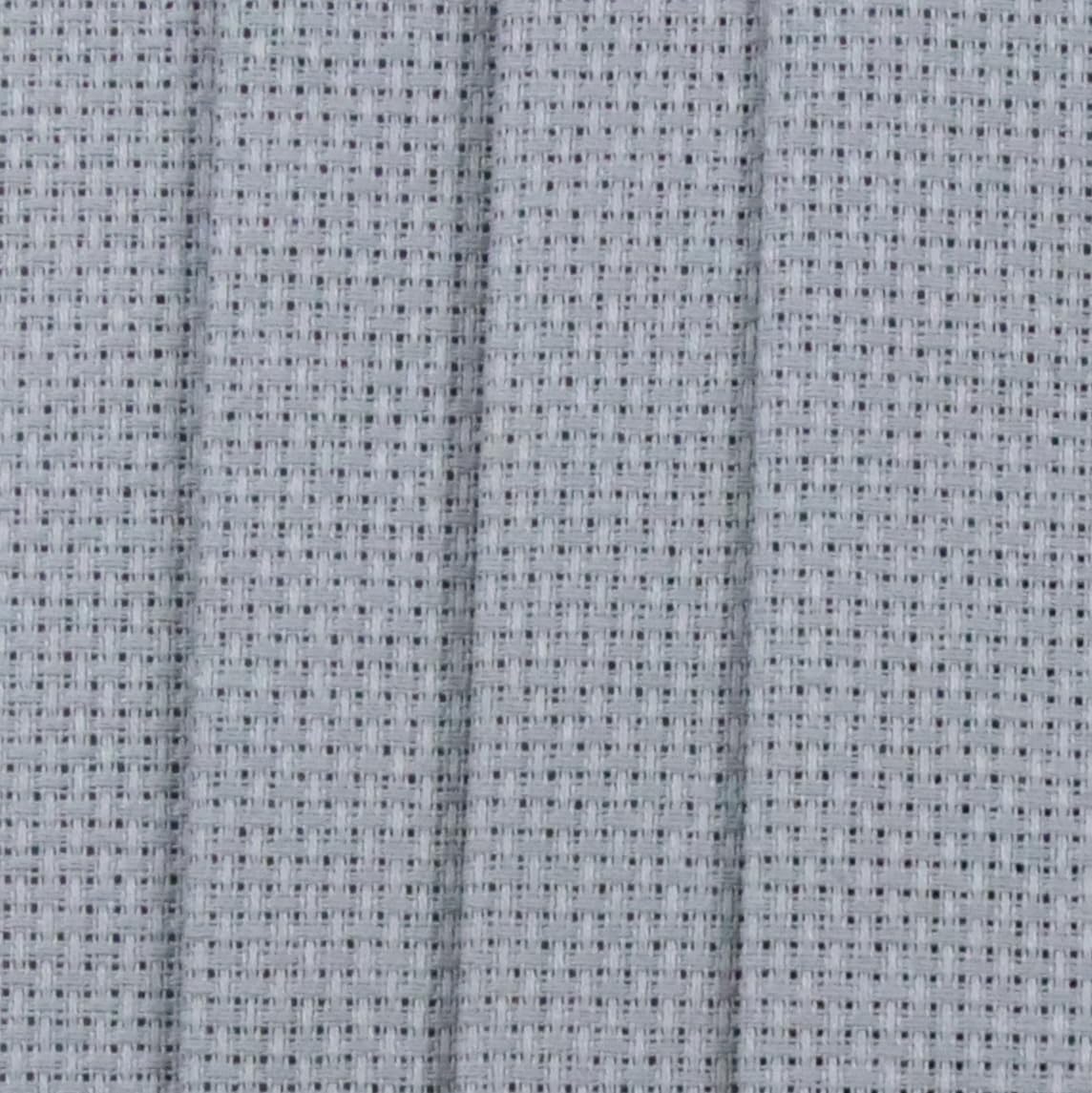 KCS 4/6 pc of 12" x 18" 30cmx45cm 16CT Counted Cotton Aida Cloth Cross Stitch Fabric (Light Grey, 4 pc)