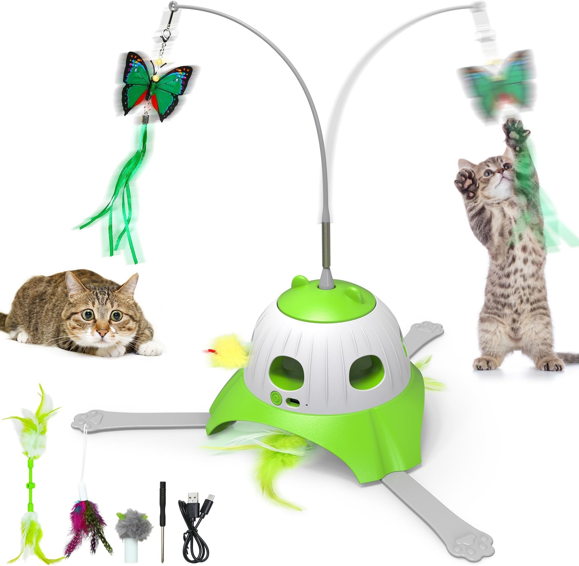 Jouet Dôme Interactif 3 En 1 Pour Chat