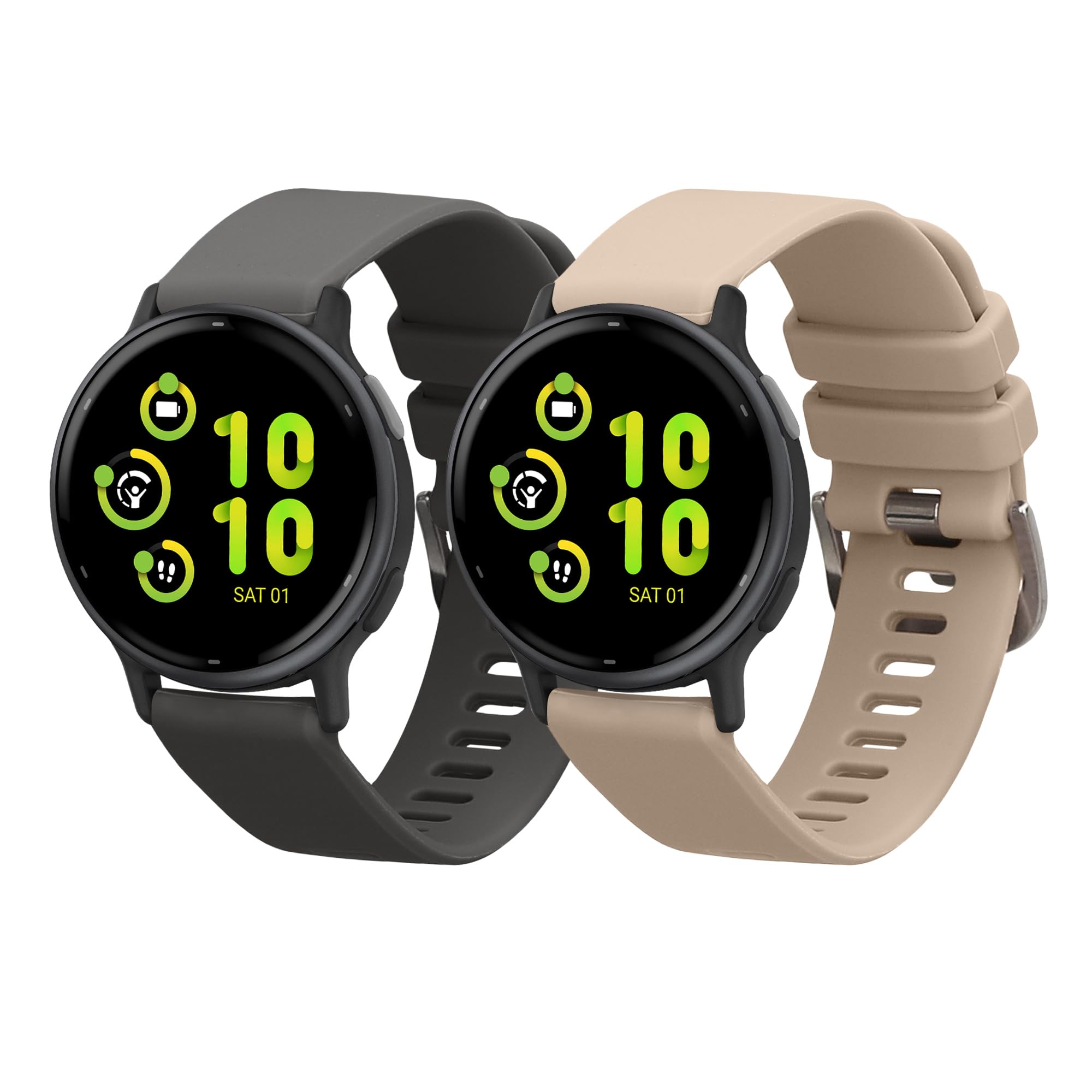 Amazon.co.jp: 2x 交換ベルト 対応: Garmin vivoactive 5 / active 5 
