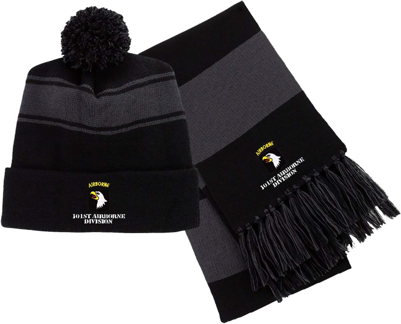 101st Airborne Division Embroidered Beanie/Scarf