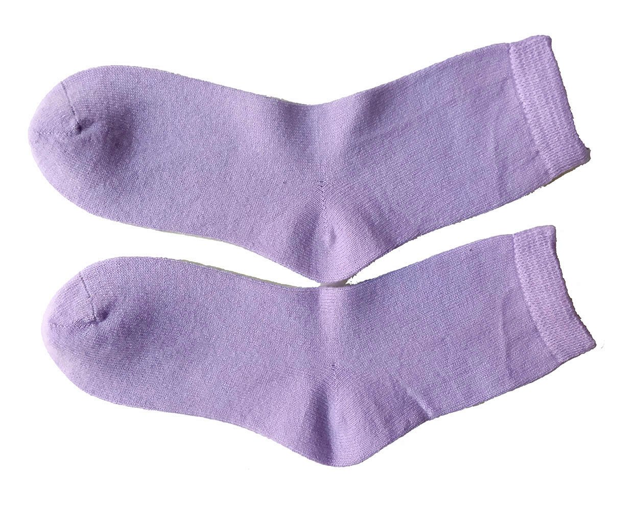 Pure Cashmere Women Men Unisex Ankle Short Causal Thick Socks, Smooth Toes and Heel Sewed by Handwork