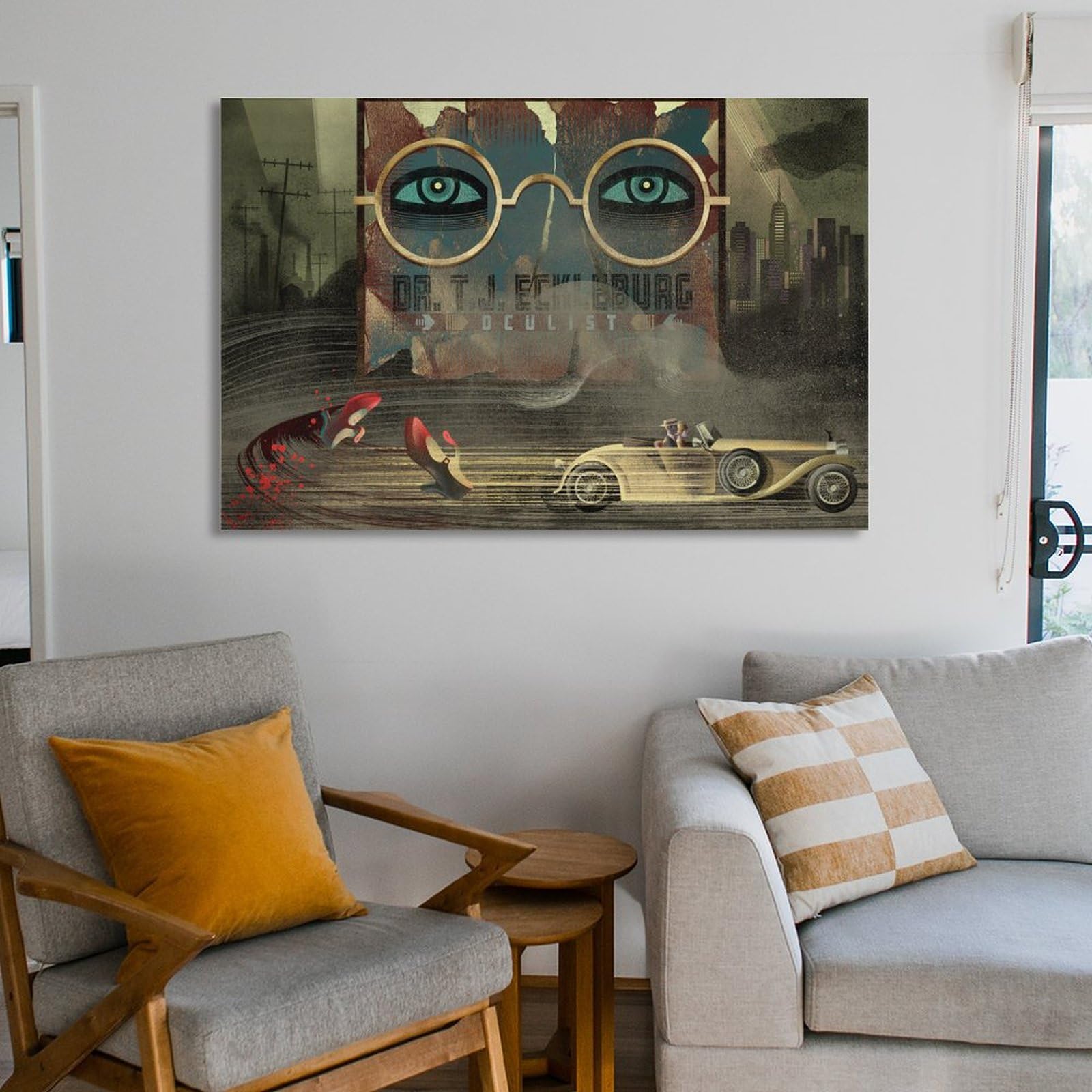 Amazon.com: ZZYC The Great Gatsby Movie Canvas Poster Wall Art