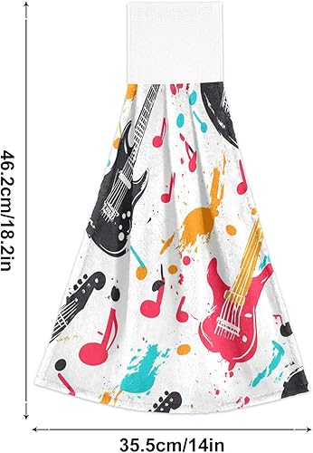 Miniatura 3 de Kitchen Tie Towel Bath Towel Cute Pangolin Sage Green Retro Musical Rock White Sets escurridor de vasos para cocina