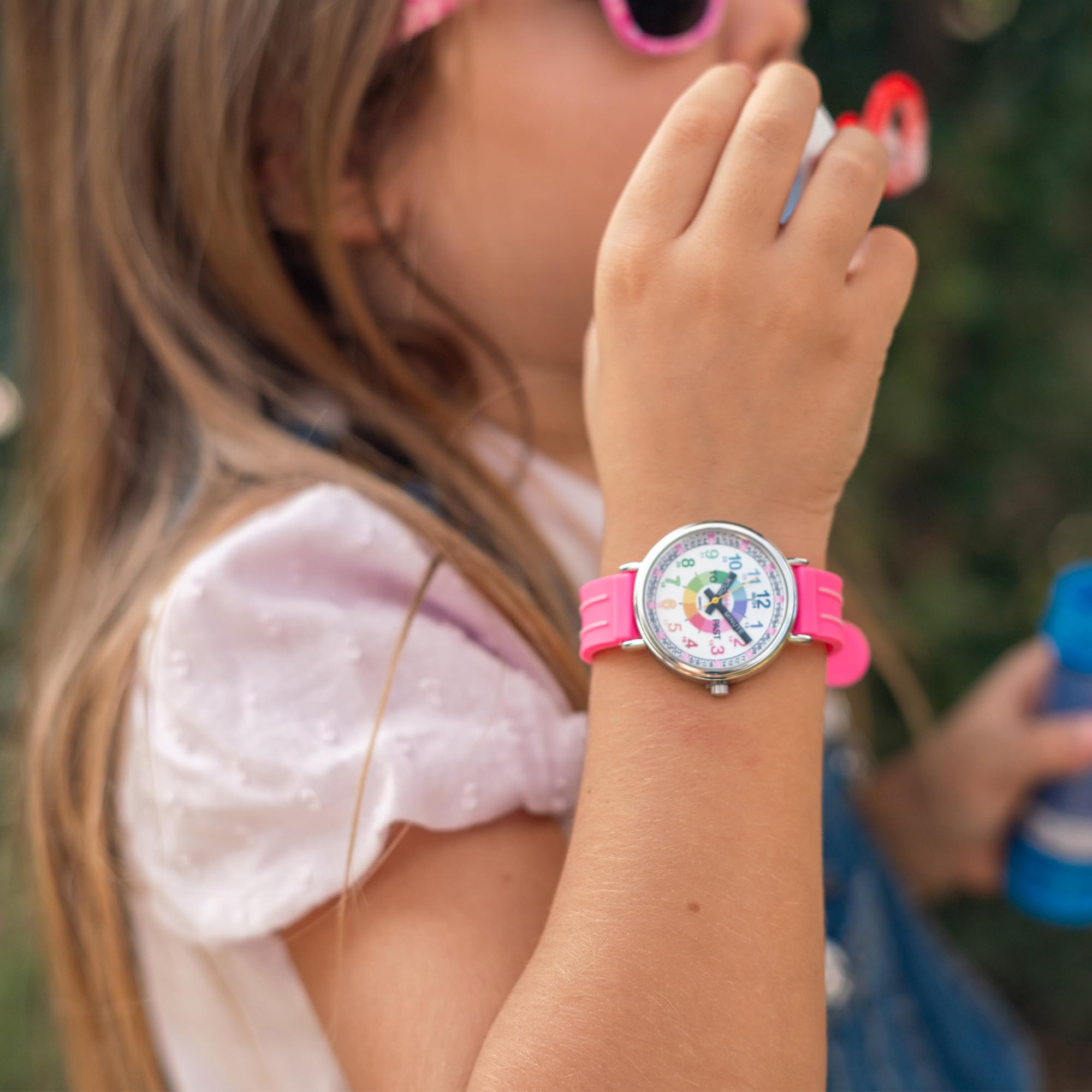 Kiddus Orologio Educativo per Bambino e Bambina dai 5 ai 10 Anni, Orologio Analogico Didattico per Imparare l'Ora, Movimento Giapponese