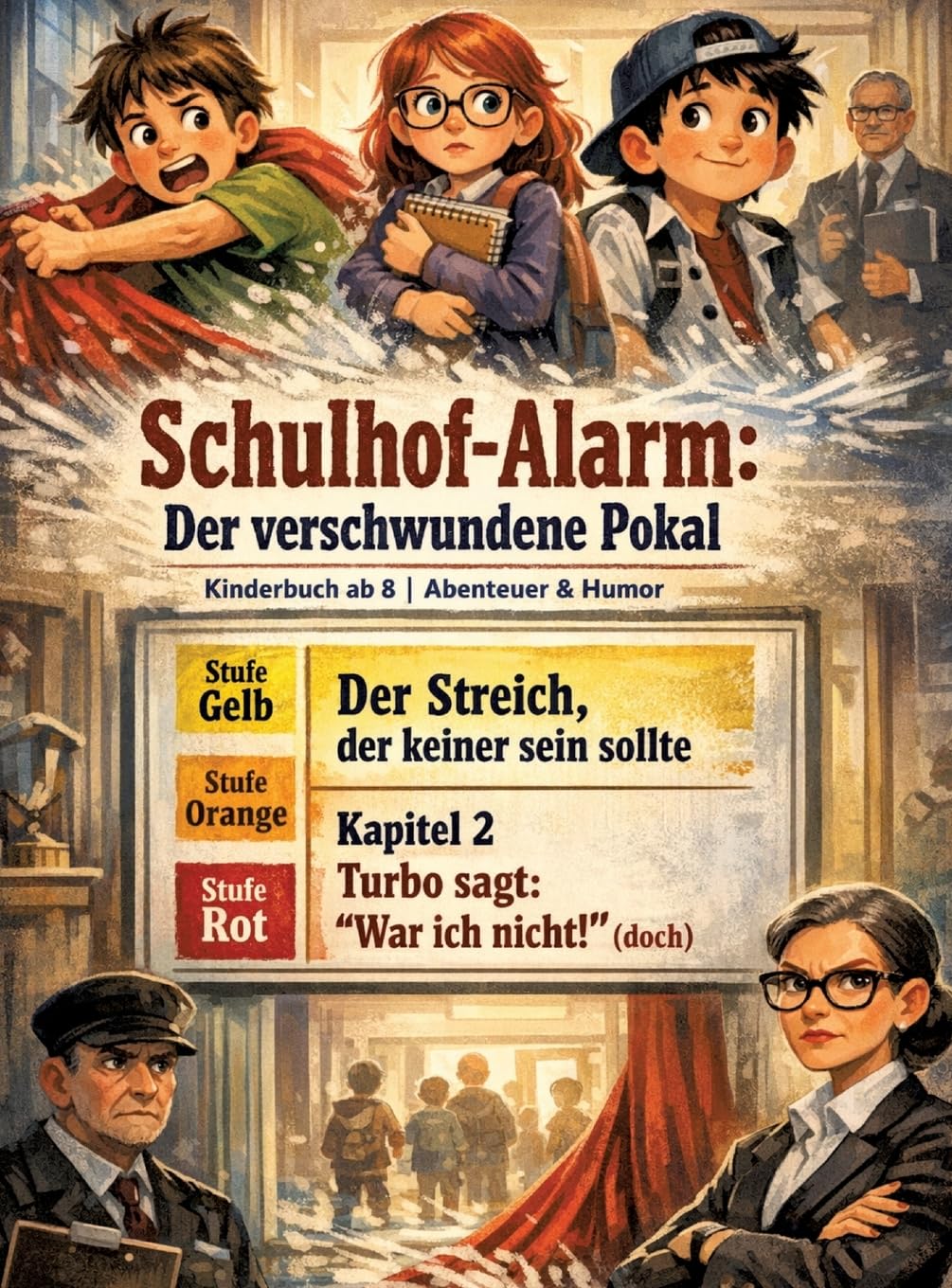 Schulhof-Alarm: Der verschwundene Pokal: Kinderbuch ab 8 Abenteuer & Humor