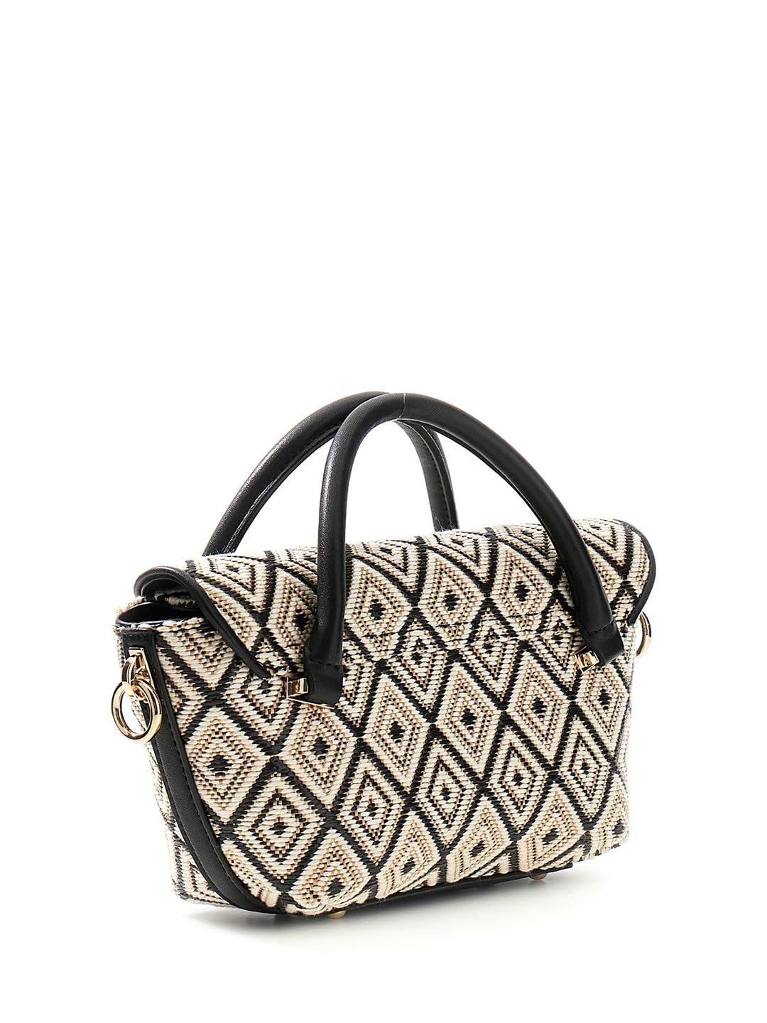 GUESS borsetta borsa a tracolla Sophia Mini Satchel Black nero